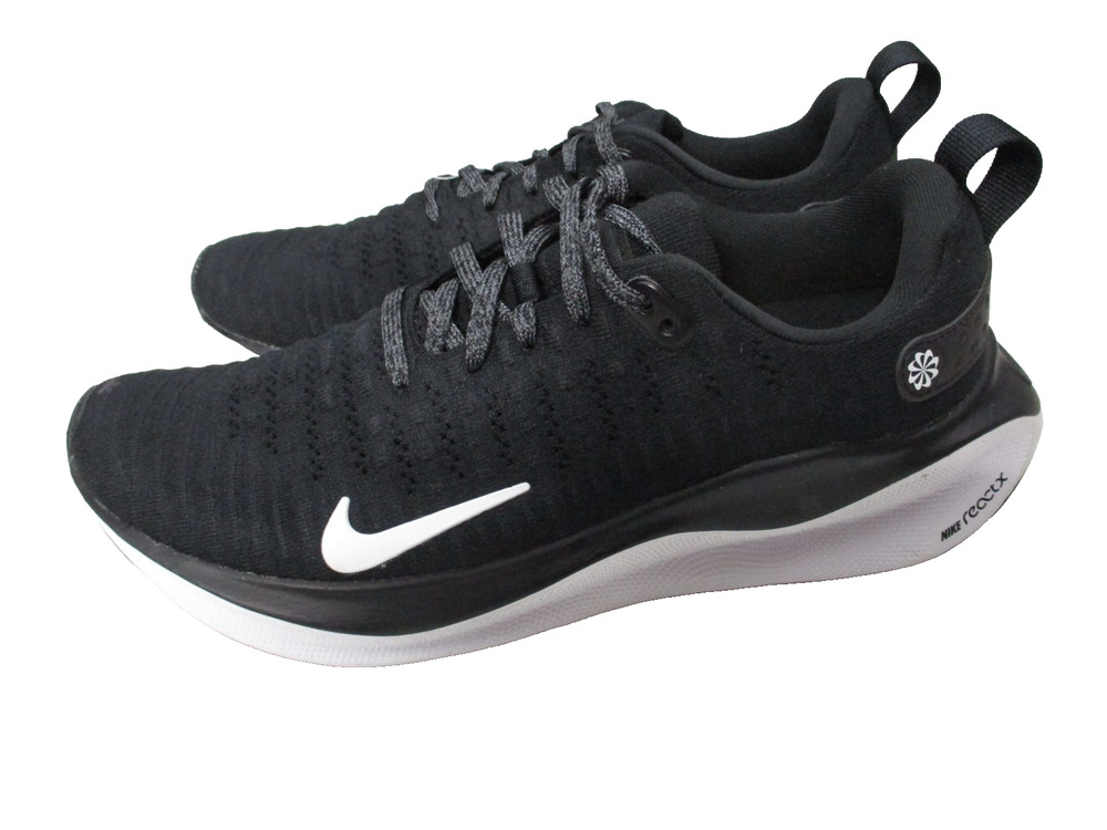 Nike ReactX Infinity Run 4 Black White Running Shoes Mens Sz 7.5 Womens Sz 9